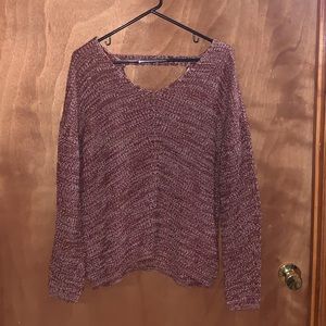 red and white sweater